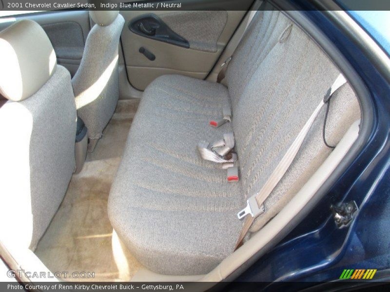 Indigo Blue Metallic / Neutral 2001 Chevrolet Cavalier Sedan