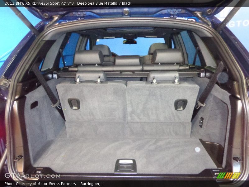 Deep Sea Blue Metallic / Black 2012 BMW X5 xDrive35i Sport Activity