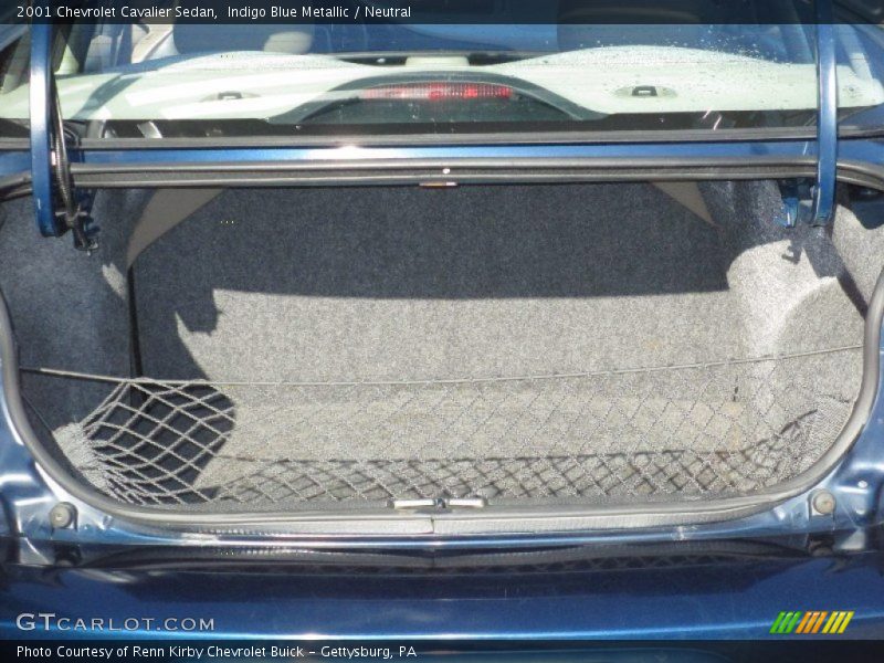 Indigo Blue Metallic / Neutral 2001 Chevrolet Cavalier Sedan