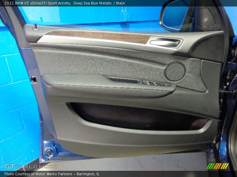 Deep Sea Blue Metallic / Black 2012 BMW X5 xDrive35i Sport Activity
