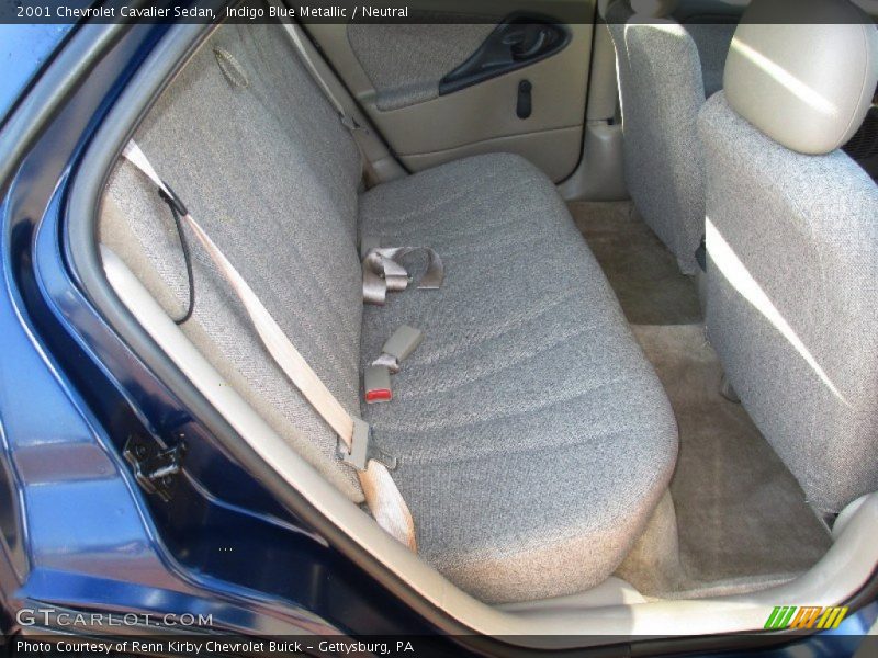 Indigo Blue Metallic / Neutral 2001 Chevrolet Cavalier Sedan