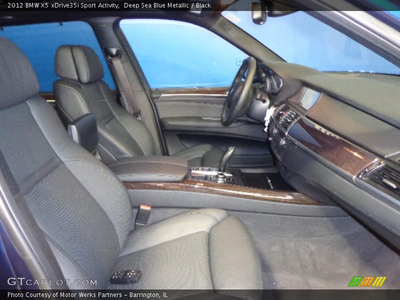 Deep Sea Blue Metallic / Black 2012 BMW X5 xDrive35i Sport Activity