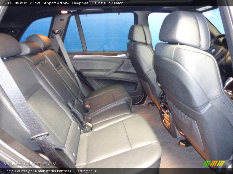 Deep Sea Blue Metallic / Black 2012 BMW X5 xDrive35i Sport Activity