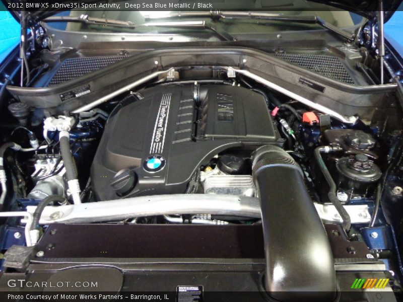 Deep Sea Blue Metallic / Black 2012 BMW X5 xDrive35i Sport Activity