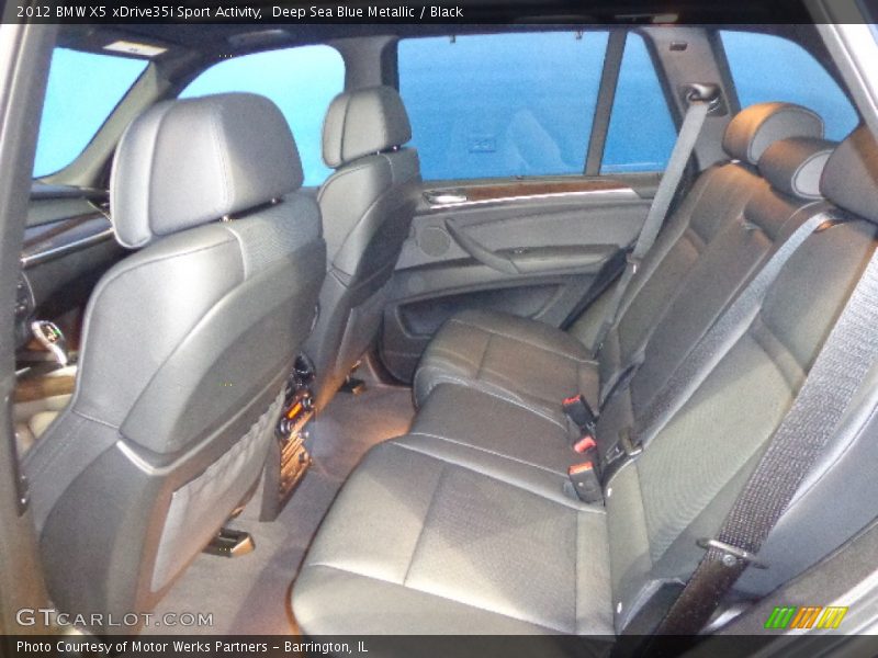 Deep Sea Blue Metallic / Black 2012 BMW X5 xDrive35i Sport Activity