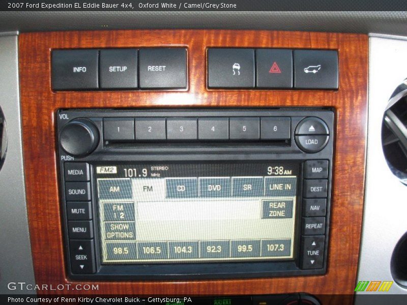 Oxford White / Camel/Grey Stone 2007 Ford Expedition EL Eddie Bauer 4x4