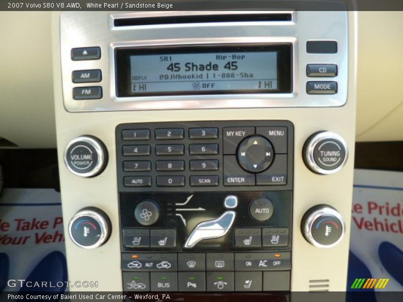 Controls of 2007 S80 V8 AWD