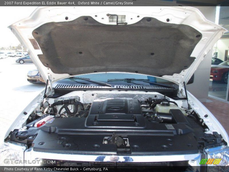 Oxford White / Camel/Grey Stone 2007 Ford Expedition EL Eddie Bauer 4x4