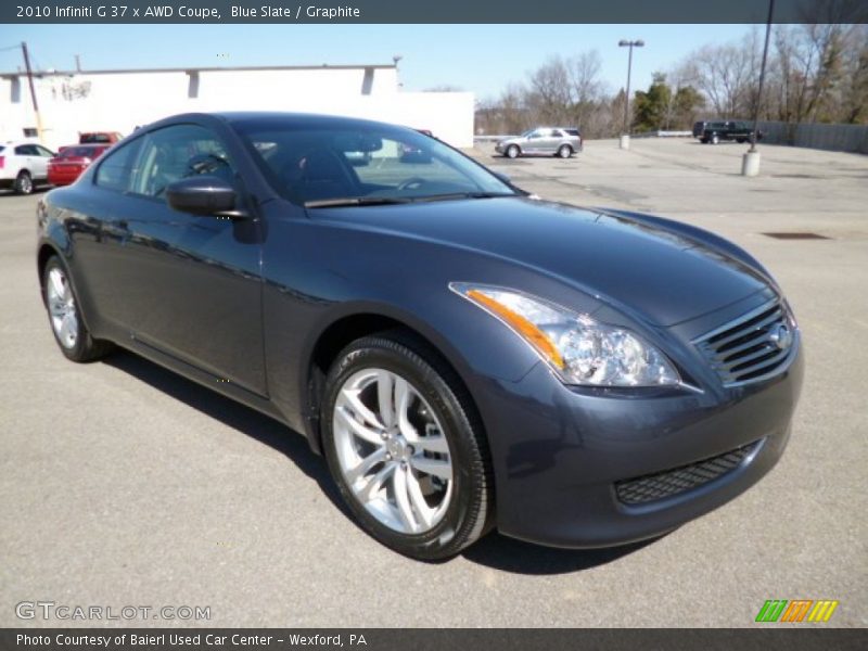 Front 3/4 View of 2010 G 37 x AWD Coupe