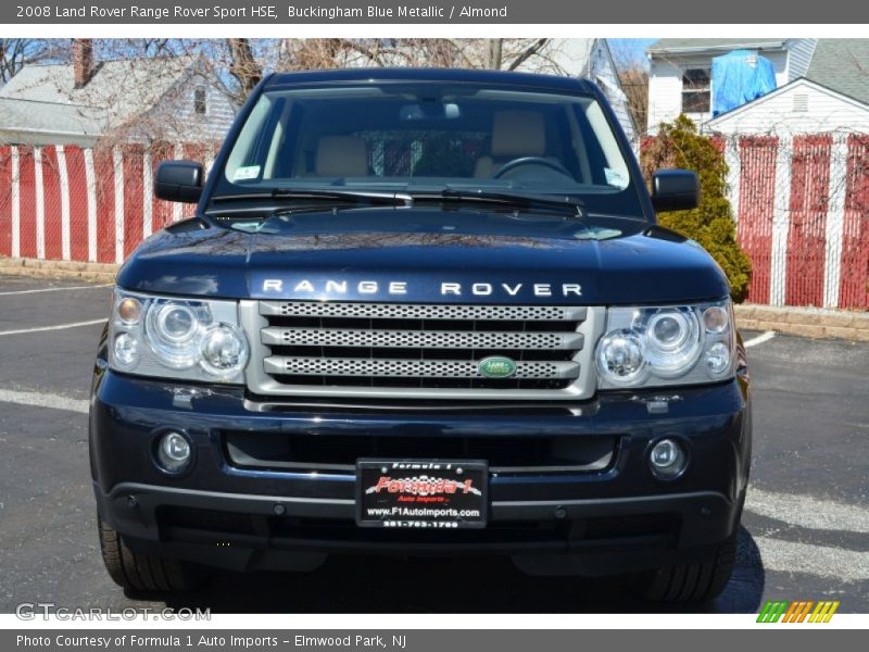 Buckingham Blue Metallic / Almond 2008 Land Rover Range Rover Sport HSE