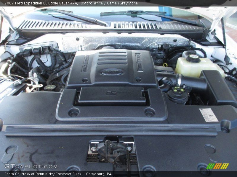 Oxford White / Camel/Grey Stone 2007 Ford Expedition EL Eddie Bauer 4x4