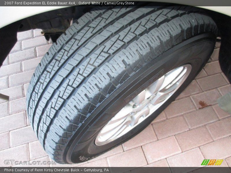 Oxford White / Camel/Grey Stone 2007 Ford Expedition EL Eddie Bauer 4x4