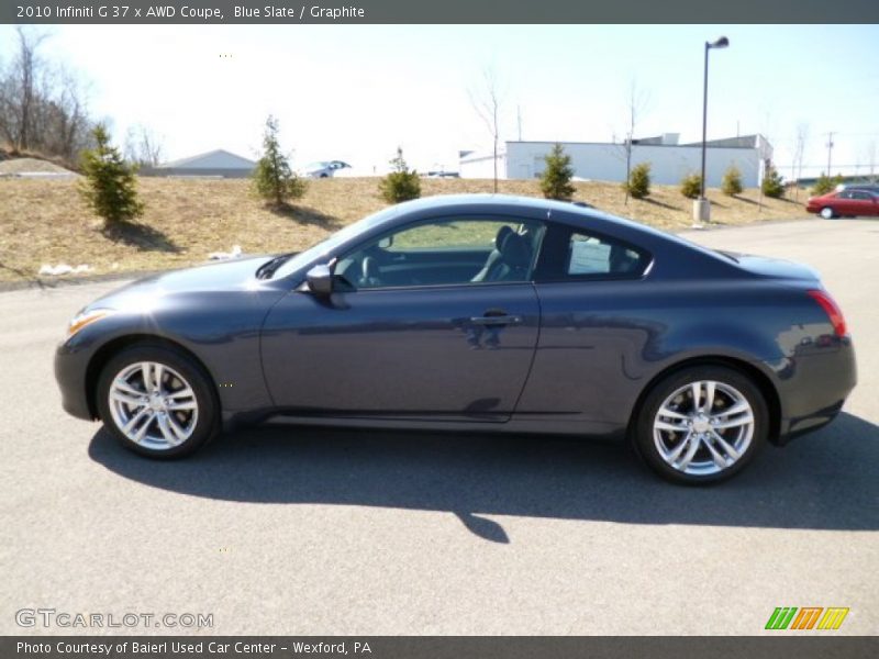 Blue Slate / Graphite 2010 Infiniti G 37 x AWD Coupe