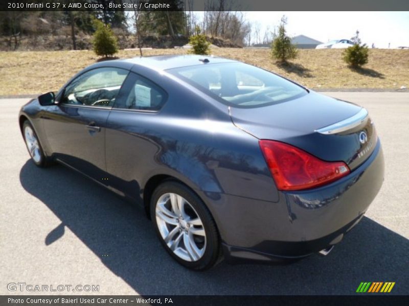 Blue Slate / Graphite 2010 Infiniti G 37 x AWD Coupe