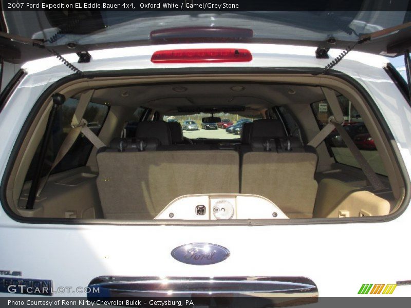 Oxford White / Camel/Grey Stone 2007 Ford Expedition EL Eddie Bauer 4x4