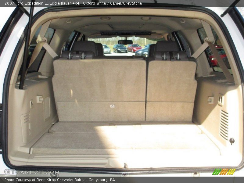 Oxford White / Camel/Grey Stone 2007 Ford Expedition EL Eddie Bauer 4x4