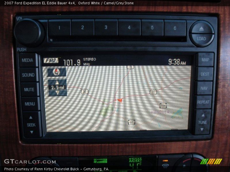Oxford White / Camel/Grey Stone 2007 Ford Expedition EL Eddie Bauer 4x4