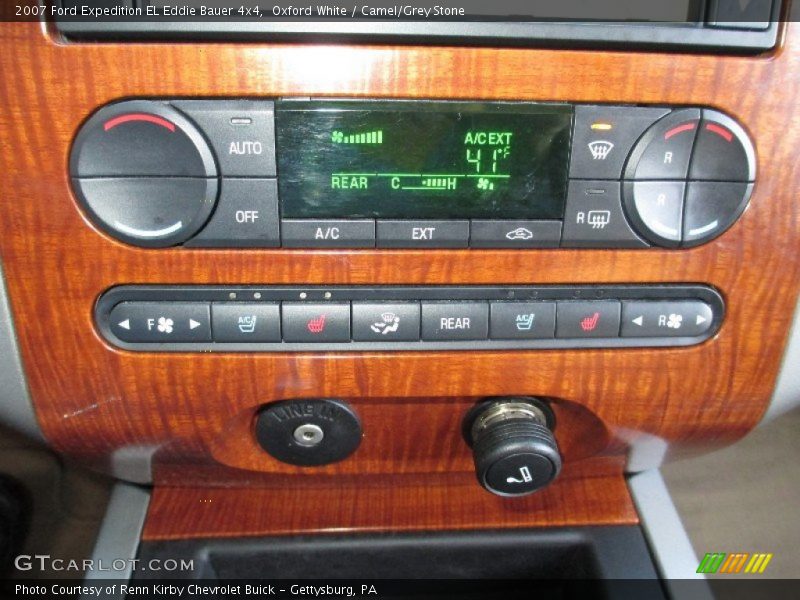 Oxford White / Camel/Grey Stone 2007 Ford Expedition EL Eddie Bauer 4x4