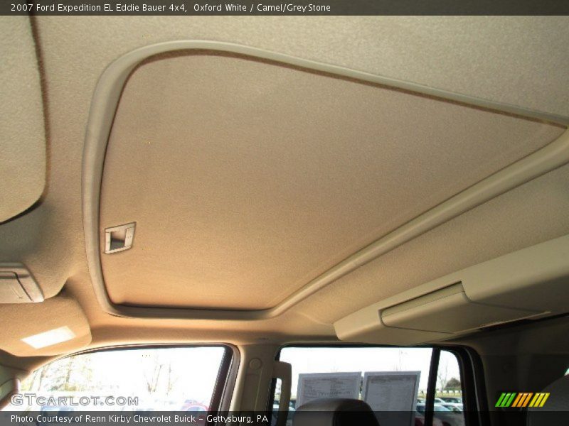Oxford White / Camel/Grey Stone 2007 Ford Expedition EL Eddie Bauer 4x4