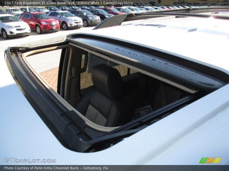 Oxford White / Camel/Grey Stone 2007 Ford Expedition EL Eddie Bauer 4x4