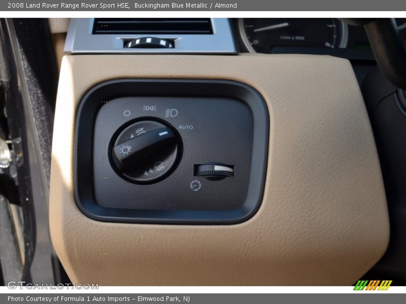 Controls of 2008 Range Rover Sport HSE