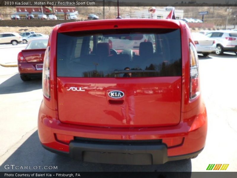 Molten Red / Red/Black Sport Cloth 2010 Kia Soul !