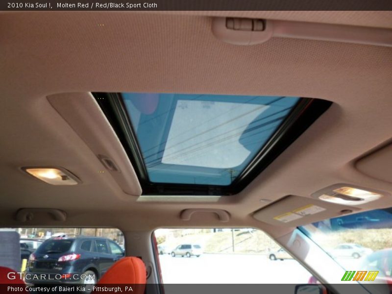 Molten Red / Red/Black Sport Cloth 2010 Kia Soul !