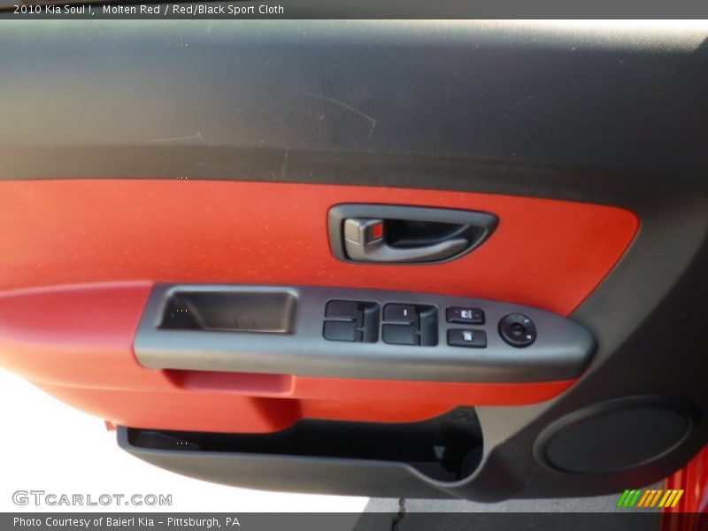 Molten Red / Red/Black Sport Cloth 2010 Kia Soul !