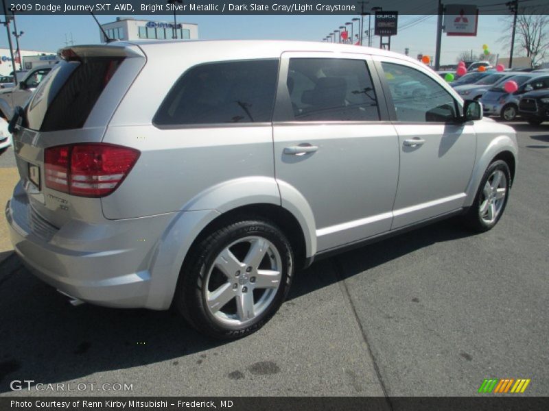Bright Silver Metallic / Dark Slate Gray/Light Graystone 2009 Dodge Journey SXT AWD
