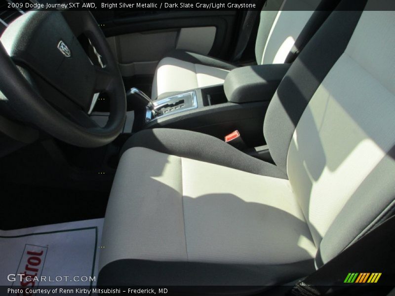 Bright Silver Metallic / Dark Slate Gray/Light Graystone 2009 Dodge Journey SXT AWD