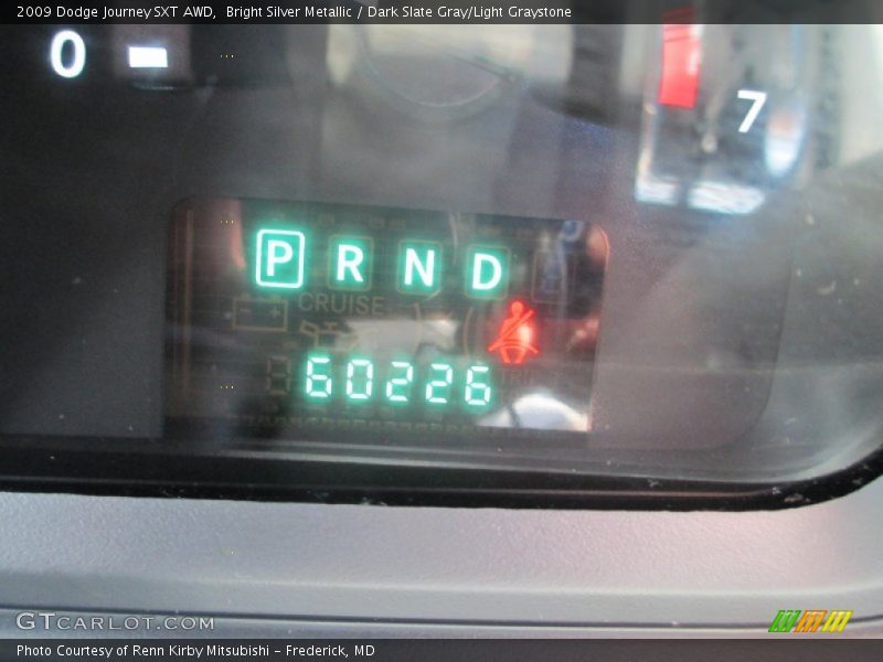 Bright Silver Metallic / Dark Slate Gray/Light Graystone 2009 Dodge Journey SXT AWD