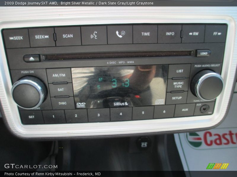 Bright Silver Metallic / Dark Slate Gray/Light Graystone 2009 Dodge Journey SXT AWD