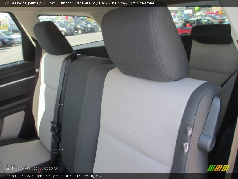 Bright Silver Metallic / Dark Slate Gray/Light Graystone 2009 Dodge Journey SXT AWD