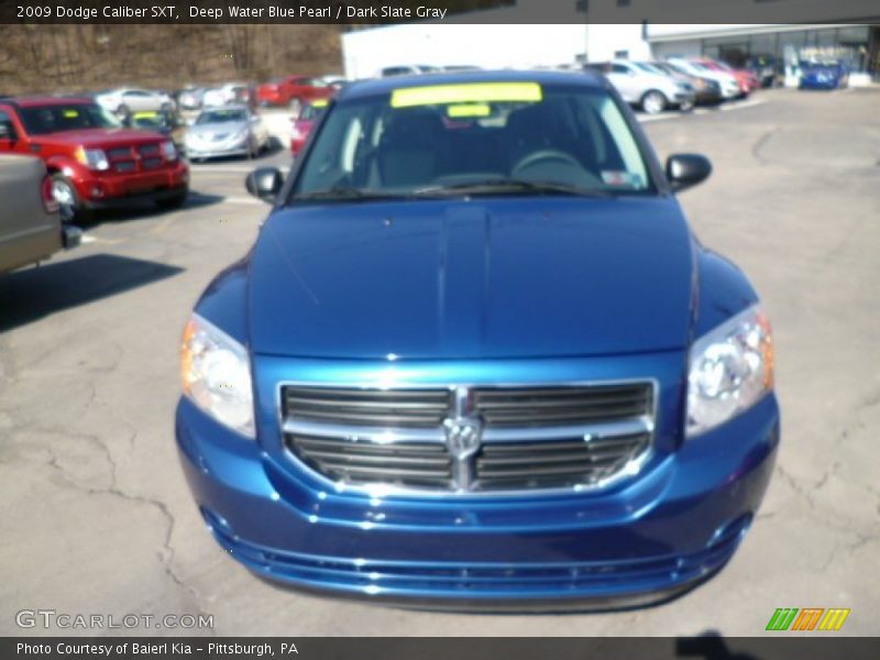 Deep Water Blue Pearl / Dark Slate Gray 2009 Dodge Caliber SXT