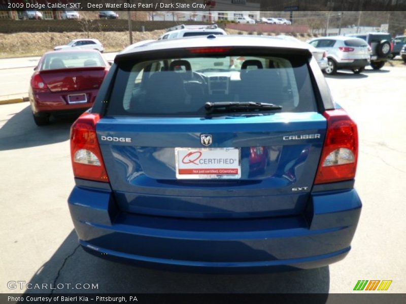 Deep Water Blue Pearl / Dark Slate Gray 2009 Dodge Caliber SXT