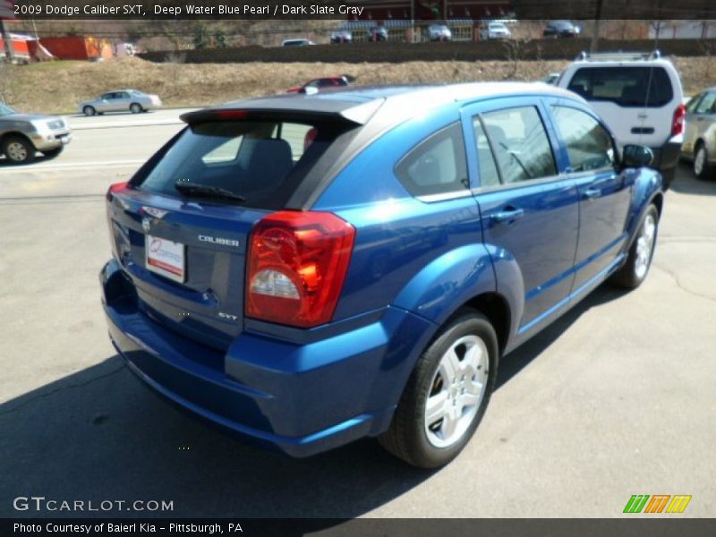 Deep Water Blue Pearl / Dark Slate Gray 2009 Dodge Caliber SXT