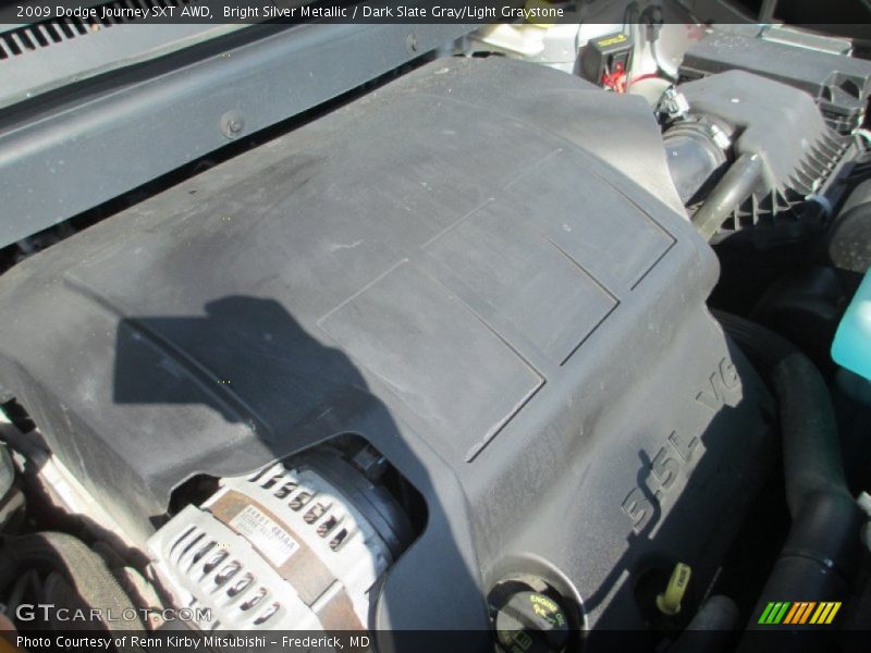Bright Silver Metallic / Dark Slate Gray/Light Graystone 2009 Dodge Journey SXT AWD