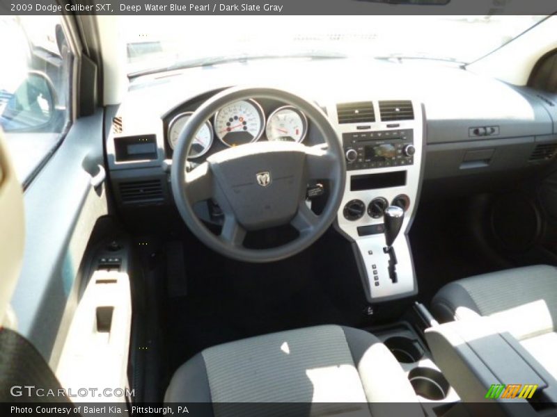 Deep Water Blue Pearl / Dark Slate Gray 2009 Dodge Caliber SXT