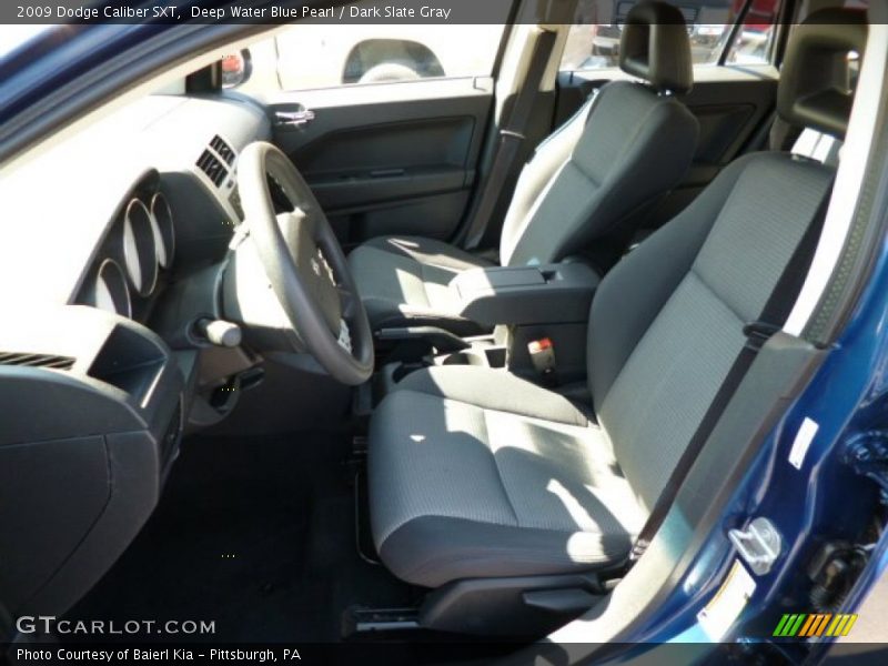 Deep Water Blue Pearl / Dark Slate Gray 2009 Dodge Caliber SXT