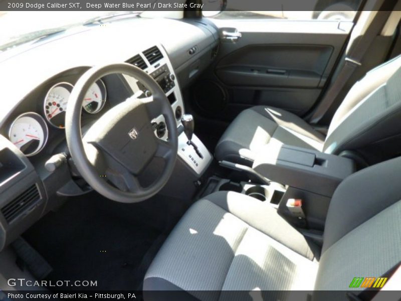 Deep Water Blue Pearl / Dark Slate Gray 2009 Dodge Caliber SXT