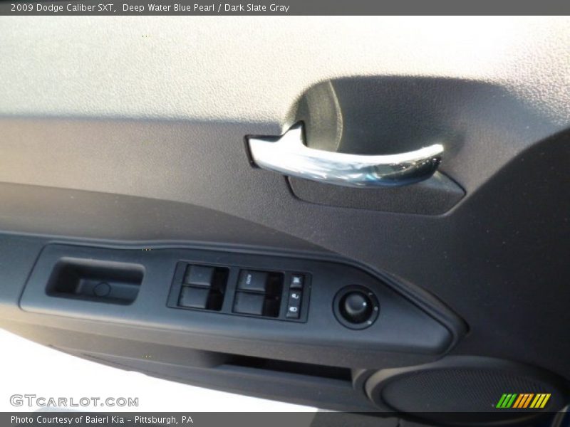 Deep Water Blue Pearl / Dark Slate Gray 2009 Dodge Caliber SXT