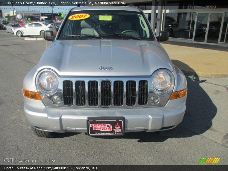 Bright Silver Metallic / Medium Slate Gray 2007 Jeep Liberty Limited 4x4