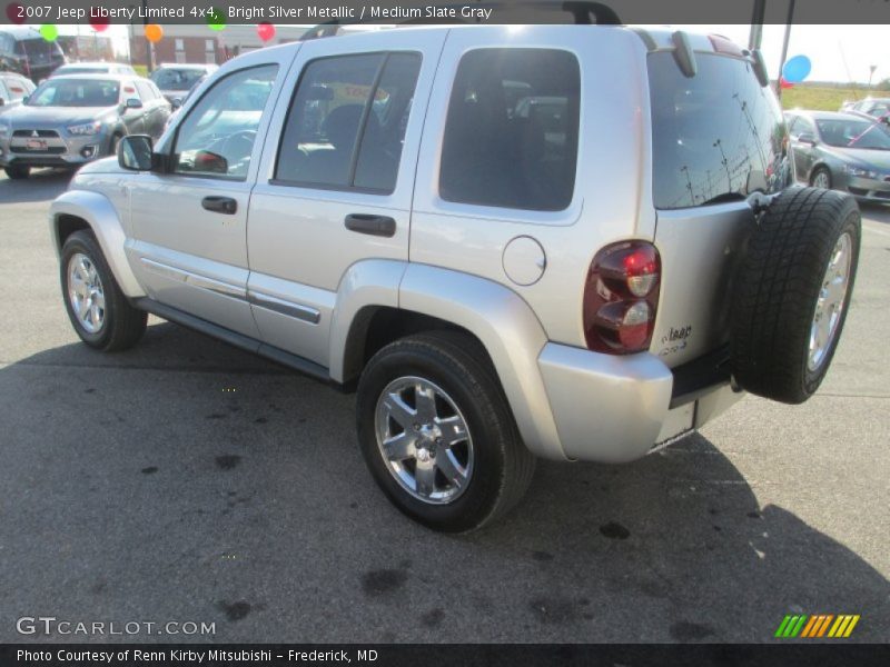 Bright Silver Metallic / Medium Slate Gray 2007 Jeep Liberty Limited 4x4