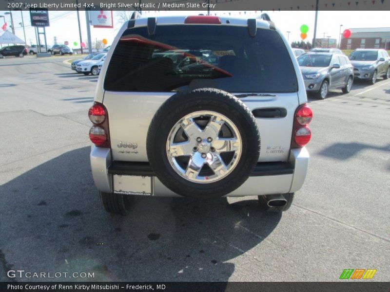 Bright Silver Metallic / Medium Slate Gray 2007 Jeep Liberty Limited 4x4
