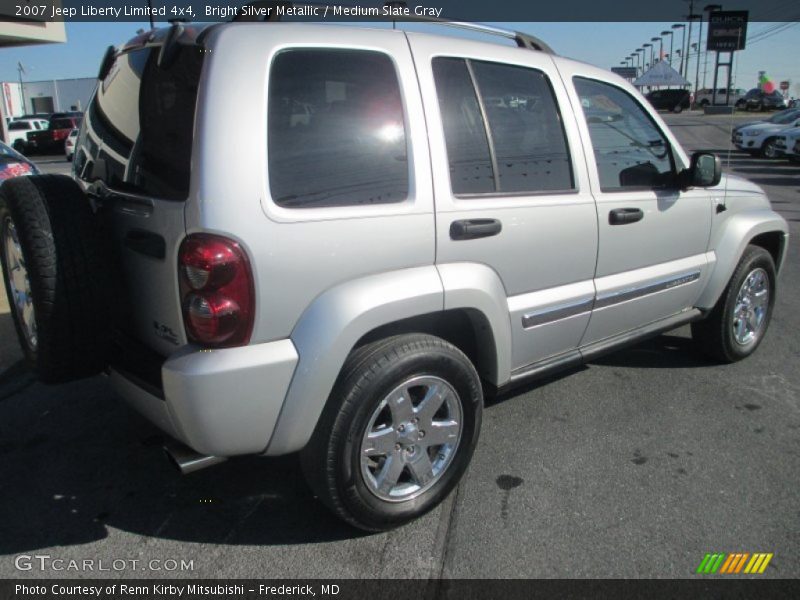 Bright Silver Metallic / Medium Slate Gray 2007 Jeep Liberty Limited 4x4
