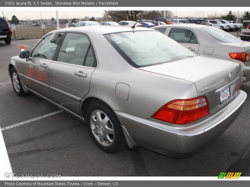 Shoreline Mist Metallic / Parchment 2002 Acura RL 3.5 Sedan