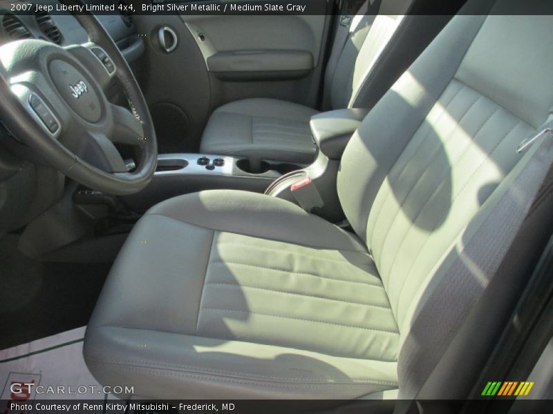 Bright Silver Metallic / Medium Slate Gray 2007 Jeep Liberty Limited 4x4