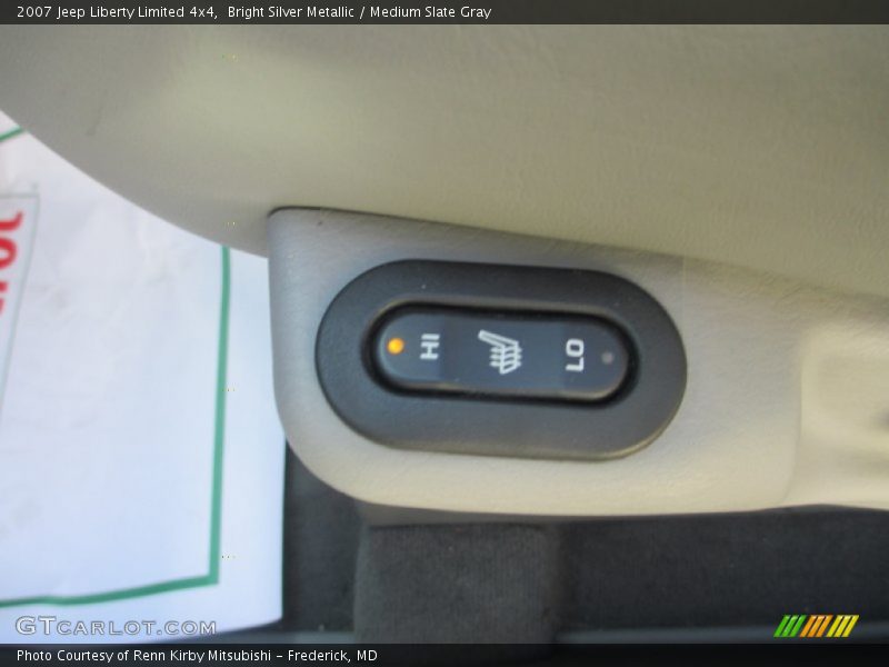 Bright Silver Metallic / Medium Slate Gray 2007 Jeep Liberty Limited 4x4