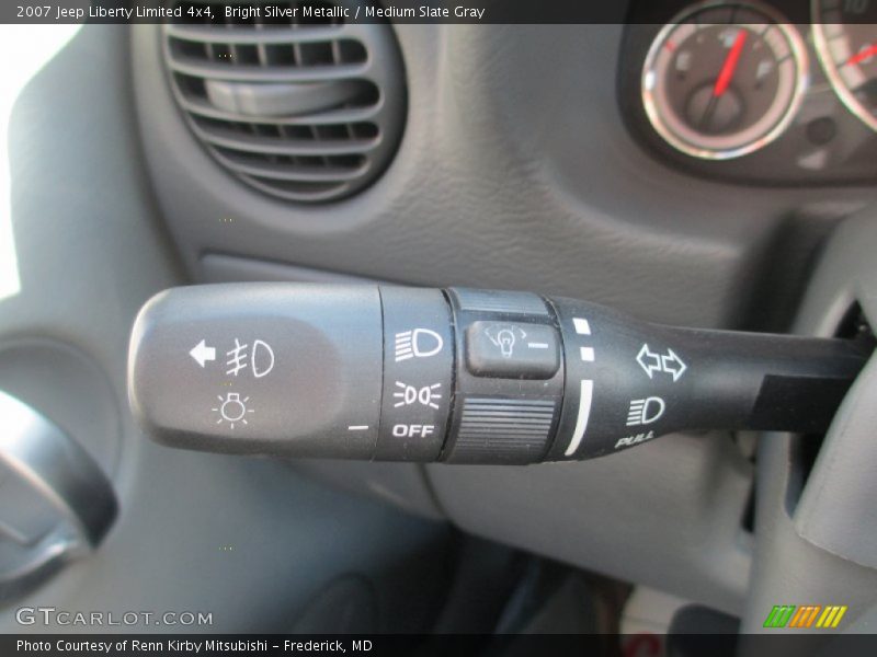Bright Silver Metallic / Medium Slate Gray 2007 Jeep Liberty Limited 4x4