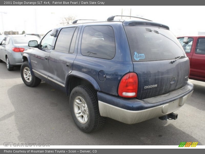 Patriot Blue Pearl / Dark Slate Gray 2001 Dodge Durango SLT 4x4